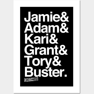 MythBusters Jamie adam kari grant tory buster Posters and Art